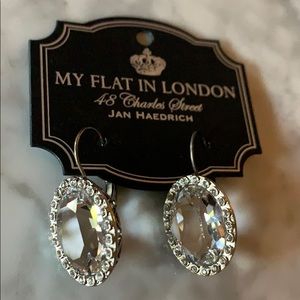 My Flat In London Lever Back Drop Earrings
